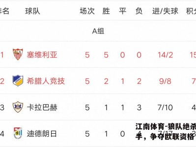 江南体育-狼队绝杀对手，争夺欧联资格